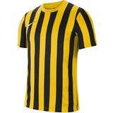 Nike Gul - Slim Overdele Nike Striped Division IV Jersey Men - Tour Yellow/Black/White