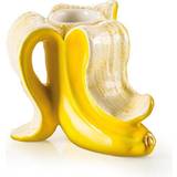 Gul Lysestager, Lys & Dufte Donkey Banana Romance Lysestage 8.5cm 2stk