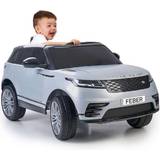 El bil børn Feber El-bil til børn Range Rover Velar Batteri 6 V Grå (111 x 64 x 53 cm)