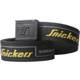 Herre Bælter Snickers Workwear 9033 Logo Belt - Black