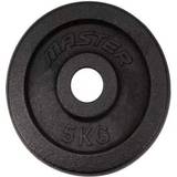 5 kg - Jern Vægtskiver Master Fitness School Weight 30mm 5kg