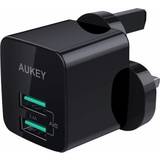 Aukey Mobilopladere - Sort Batterier & Opladere Aukey PA-U32