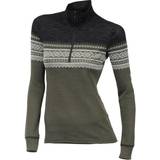 Dame - Merinould - Striktrøjer Sweatere Aclima Designwool Marius Mock Neck with Zip Woman - Nordmarka