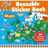Klistermærker Galt Reusable Sticker Book Maps