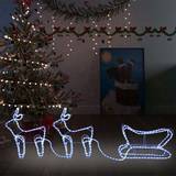 Blå - LED-belysning Julebelysning vidaXL - Julelampe 2stk