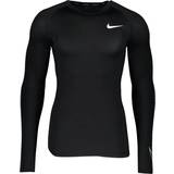 Herre T-shirts & Toppe Nike Pro Dri-Fit Long-Sleeved Top Men - Black/White