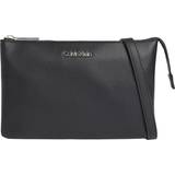 Calvin Klein Sort Skuldertasker Calvin Klein Must EW Double CPT Crossbody Bag - Black