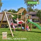 Klatrestativer Legeplads Jungle Gym Play Tower Complete Cubby Incl Swing Module X'tra 120kg Sand