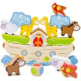 New Classic Toys Babylegetøj New Classic Toys balancespil Noah's Ark