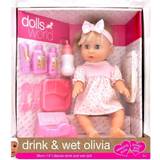 Dolls World Legetøj Dolls World Drikke-tisse dukke Olivia