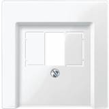 Merten Kontakter Merten Cover TAE socket System M, 1-M, M-Smart, M-Plan, M-Creativ Polar white glossy 296019