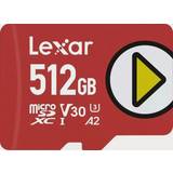 LEXAR 512 GB Hukommelseskort LEXAR Play microSDXC Class 10 UHS-I U3 V30 A2 512GB