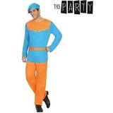 Orange Dragter & Tøj Th3 Party Haystack Suit for Adults Blue