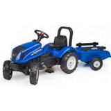 Pedalbiler Falk New Holland Tractor with Trailer