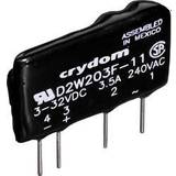 Crydom Halvlederrelæ D2W202F D2W202F Last-Strøm (maks. 2 A Koblingsspænding (max. 280 V/AC Vekslende ved nulspænding 1 stk