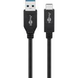 3.1 (gen.2) - USB A-USB C - USB-kabel Kabler Goobay USB A/USB C 3.1 (Gen.2) 1m