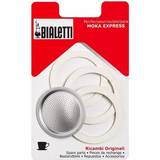 Bialetti Kaffefiltre Bialetti 3 Gasket with 1 Filter Plate for 2 Cups Moka Pot