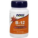 NOW Vitaminer & Kosttilskud NOW Vitamin B-12 5000mcg/60 Lozenges Vitamin B12