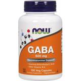 Now Foods B-vitaminer Vitaminer & Mineraler Now Foods GABA 500mg 100 stk