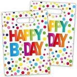 Fødselsdage Gaveindpakninger & Gaveposer Folat Slikposer Happy Birthday 8 stk