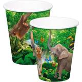Tallerkener, Glas & Bestik Folat Safari Party Cups 250ml 8 stk
