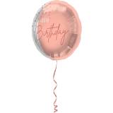 Folat Folieballon Happy Birthday Lush Blush