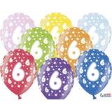 PartyDeco Fødselsdagsballoner, 6 år