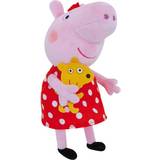 Peppa Pig Tyggelegetøj Tøjdyr Peppa Pig Gurli Gris med prikket kjole