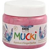 Mucki Hobbyartikler Mucki Fingermaling, metallic rosa, 150ml