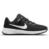 Nike Sportssko Børnesko Nike Revolution 6 FlyEase PSV - Black/Dark Smoke Grey/White