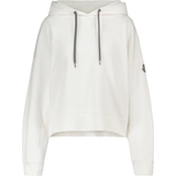 Moncler Dame Sweatere Moncler Logo Hoodie - White