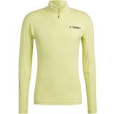 Gul - Slim Sweatere adidas Terrex Xperior Jersey - Pulse Yellow