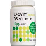 Apovit Vitaminer & Kosttilskud Apovit D3-vitamin 10 mikg 200 stk