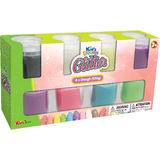 Modellervoks Kids toys Junior Designer Glitter Dough 8 Pack