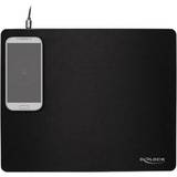Plast - USB port Musemåtter DeLock USB Mouse Pad with Wireless Charging function