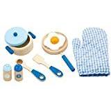 Grydesæt legetøj VIGA 50115 BREAKFAST SET-BLUE (0821, Viga)