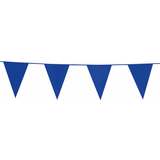 Blå Festdekorationer Vimpel Flagguirlande Blå