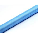 Blå Tallerkener, Glas & Bestik Almindelig lys blå organza 36 cm bred