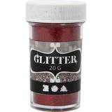 Creativ Company Glitter, rød, 20 g/ 1 ds