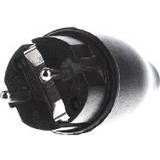 Merten 123851 Safety plug Rubber 250 V Black IP44