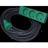 Stikdåse & Forgreningsstik Kabelsæt m/stikdåse 3X1,5mm2 15m