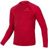 Endura Overdele Endura One Clan Raglan Long Sleeve T-shirt - Rust Red