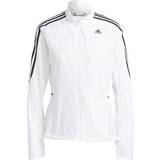 Adidas Overtøj adidas Marathon 3-Stripes Jacket Women - White