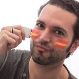 Verden rundt Makeup Generique Spansk Flag Ansigtsmaling