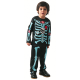 Skeletter Dragter & Tøj Kostumer RIO Mini Candy Skelet Kostume
