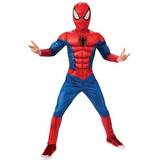 Spider man kostume Rubies Marvel Spiderman Deluxe Kostume