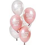 Folat 68405 Balloons Glossy Pink 'Happy Birthday