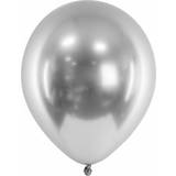 Latexballoner PartyDeco Chrome Balloner, Sølv