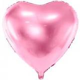 PartyDeco Foil Ballons Heart 45cm Light Pink
