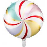 Jul Balloner PartyDeco Folieballon Slik Multifarvet